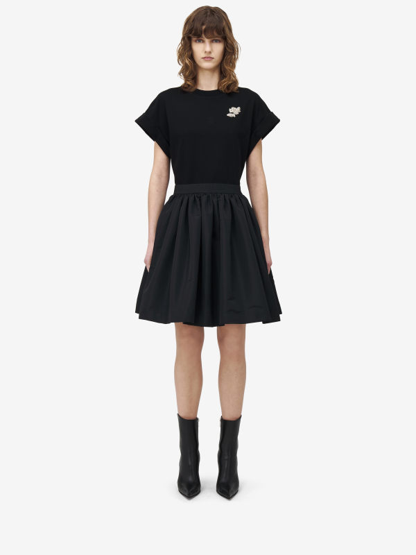 ALEXANDER MCQUEEN - Hybrid Mini Dress - Item 831919QLAA61000